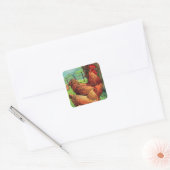  Orpington Chicken Vierkante Sticker (Envelop)
