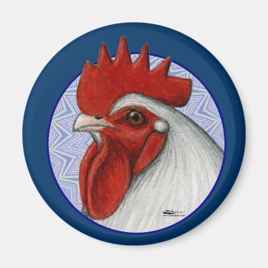 Orpington Head Circle Magneet (Voorkant)