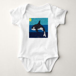 Orque (blanc) - Body bébé