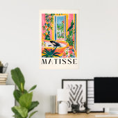 Orque de style Matisse dans une impression tropica (Bureau à domicile)