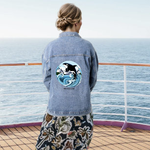 Orque Majestueux Baleine Tueuse Vagues Bleues Océa