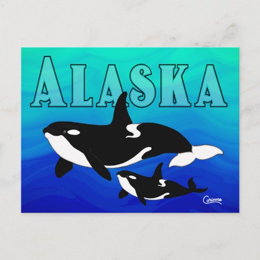 Orques, Alaska - Carte postale (Devant)