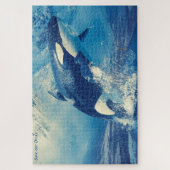 Orques ou baleines tueuses Puzzle (Vertical)