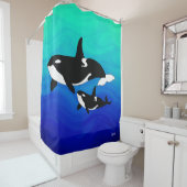 Orques - Rideau de douche (En situation)