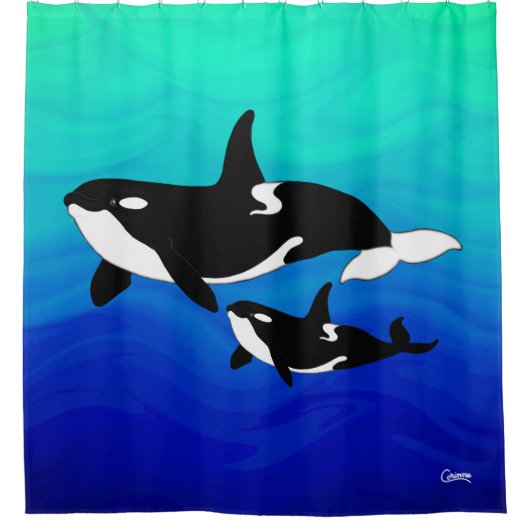 Orques - Rideau de douche (Devant)