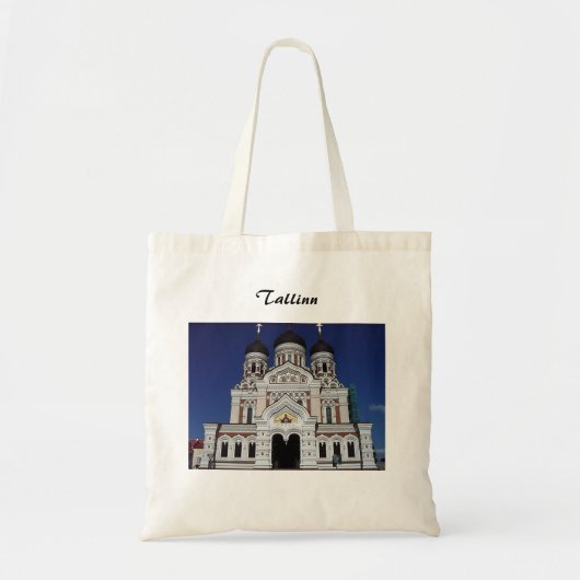 Orthdox kerk in Tallinn canvas tas (Voorkant)