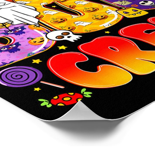 Ortho Boo Crew Ortho Nurse Funny Halloween  Poster (Hoek)