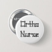 Ortho Nurse Ronde Button 5,7 Cm (Voorkant /achterkant)