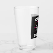 Ortho Squad Dancing Skeleton Valentijn Drink Glas (Rechts)