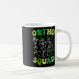 Ortho Squad dansende skeletten St Patricks Orthope Koffiemok