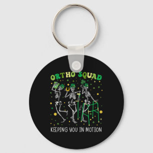 Ortho Squad Dansende Skeletten St Patricks Orthope Sleutelhanger
