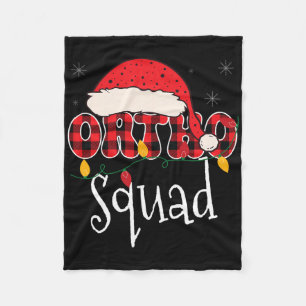 Ortho Squad Geruite Pret Kerst Orthopedie Crew X Fleece Deken