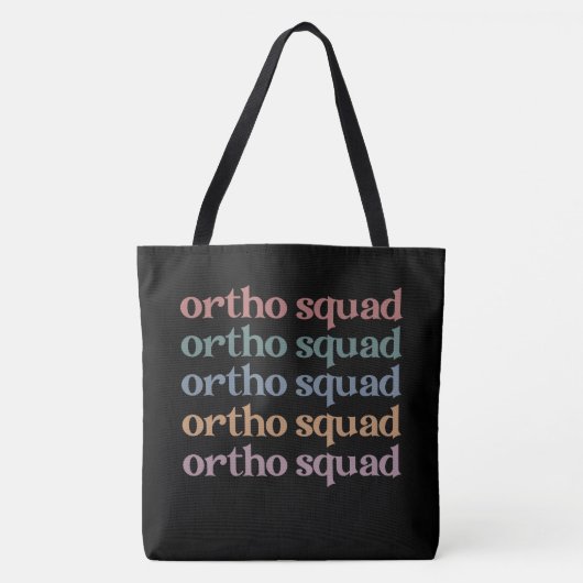 Ortho Squad Orthodontist Orthopedie Verpleegster C Draagtas (Voorkant)
