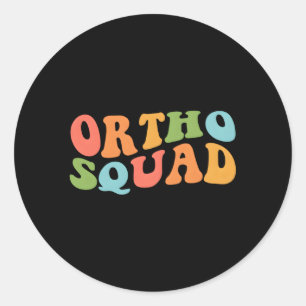 Ortho Squad Orthopedie Arts Verpleegkundige Assist Ronde Sticker