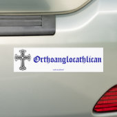 orthoanglocathilan bumpersticker (Op auto)