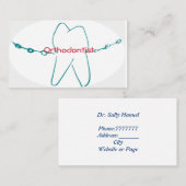 Orthodontisch visitekaartje (Voorkant / Achterkant)