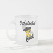 Orthodontist Chick #4 Matglas Koffiemok (Links)