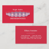 Orthodontist Dentist Visitekaartje (Voorkant / Achterkant)