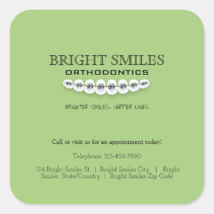 Orthodontist Orthodontist Business Promo Sticker