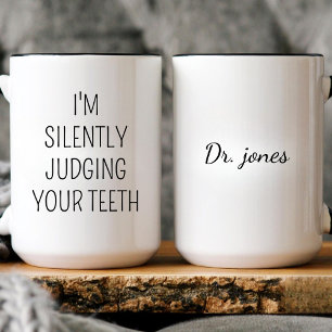 Orthodontist Tandarts Mondhygiënist Assistent Koffiemok
