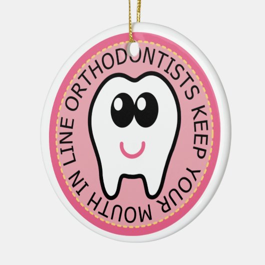 Orthodontist Tooth Ornament Keepomwille Gift (Links)