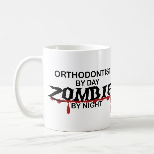 Orthodontist Zombie Koffiemok (Links)