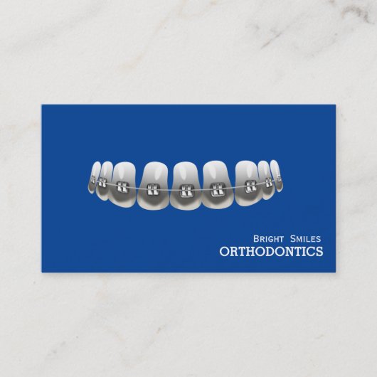 Orthodontiste Dentiste Carte de visite (Devant)