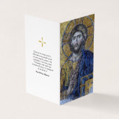 Orthodox Christelijk Fotomonument Dank u Visitekaartjes (Buitenkant)