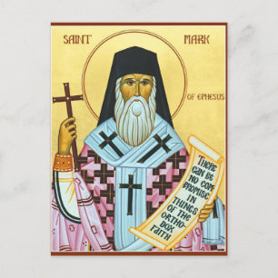 Orthodox Christelijk Icoon van St. Marcus van Efez Briefkaart