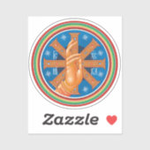 Orthodox Christelijk Zegen Hand Icon Sticker (Vel)