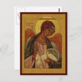 Orthodox Guardian Angel Briefkaart (Voorkant / Achterkant)