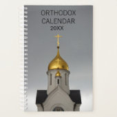 Orthodox Kalender Dagboek Russische Kerk Foto Planner (Voorkant)