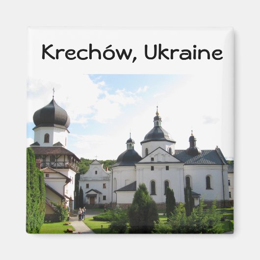 Orthodox klooster in Krechow, Oekraïne Magnet Magneet (Voorkant)