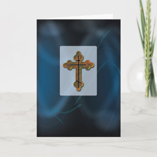 Orthodox Kruis Binnenkant leeg Kaart