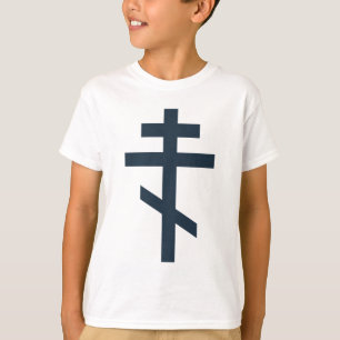 Orthodoxe Achtpuntige Kruis Heilige Devotionele Ku T-shirt