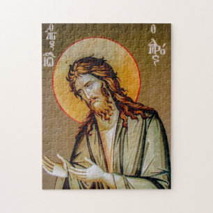 Orthodoxe christelijke icoon Johannes de Doper Legpuzzel