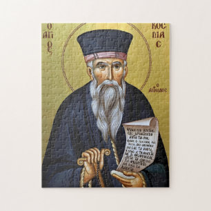 Orthodoxe christelijke icoon van St. Kosmas van Ai Legpuzzel