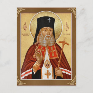 Orthodoxe christelijke icoon van St. Lucas de Chir Briefkaart