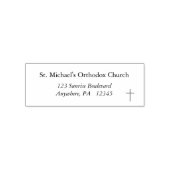 Orthodoxe Christelijke kerk Eenvoudig kruis Zelfinktende Stempel (Design)