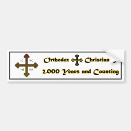 Orthodoxe christelijkheid - 2.000 jaar en tellen bumpersticker