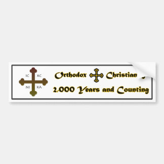 Orthodoxe christelijkheid - 2.000 jaar en tellen bumpersticker