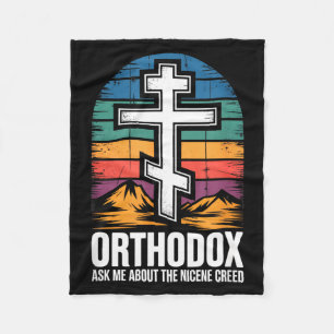 Orthodoxe christen vraag me over de geloofsbelijde fleece deken