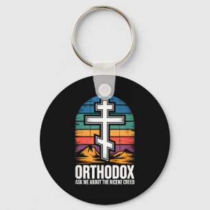 Orthodoxe christen vraag me over de geloofsbelijde sleutelhanger