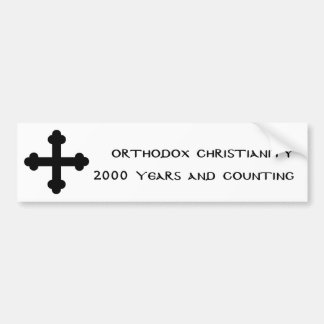 Orthodoxe christendom 2000 jaar bumpersticker