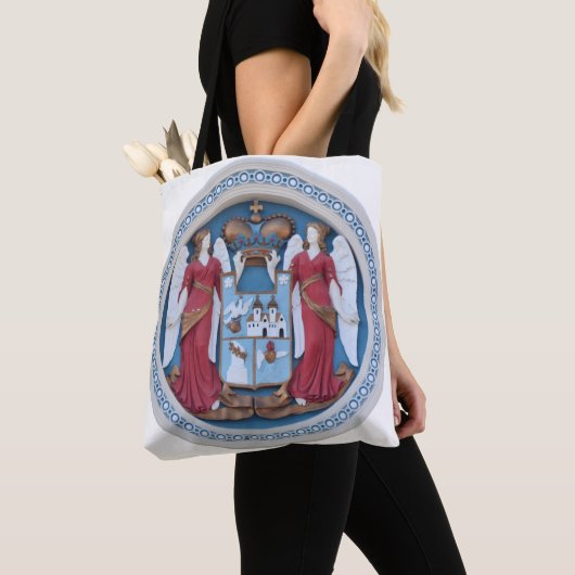 orthodoxe engelen sluiten religie symbool stucco t tote bag (Dichtbij)