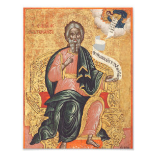 Orthodoxe icoon van de heilige Andreas de apostel Foto Afdruk