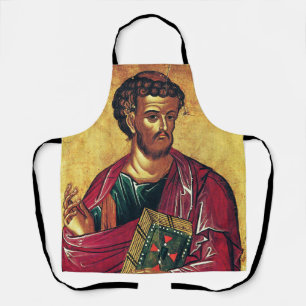 Orthodoxe icoon van de heilige Lucas de Evangelist Schort
