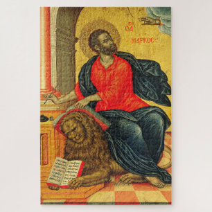 orthodoxe icoon van de heilige Marcus de Evangelis Legpuzzel