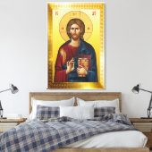 Orthodoxe icoon van Jezus Christus Canvas Afdruk (Insitu (Slaapkamer))