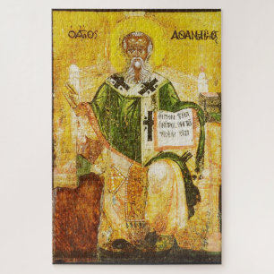 Orthodoxe icoon van Sint-Athanasius van Alexandrië Legpuzzel